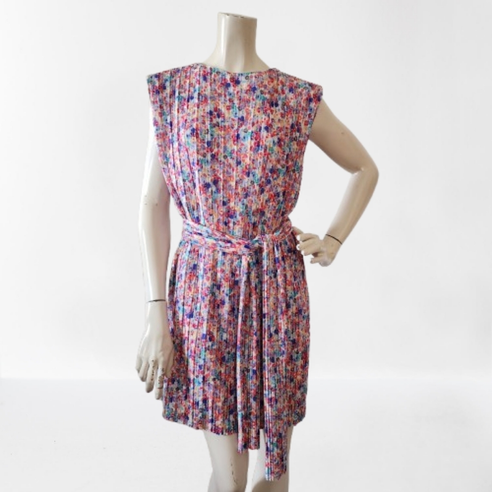 Amanda Uprichard Dress Womens M Floral Multicolor Sleeveless